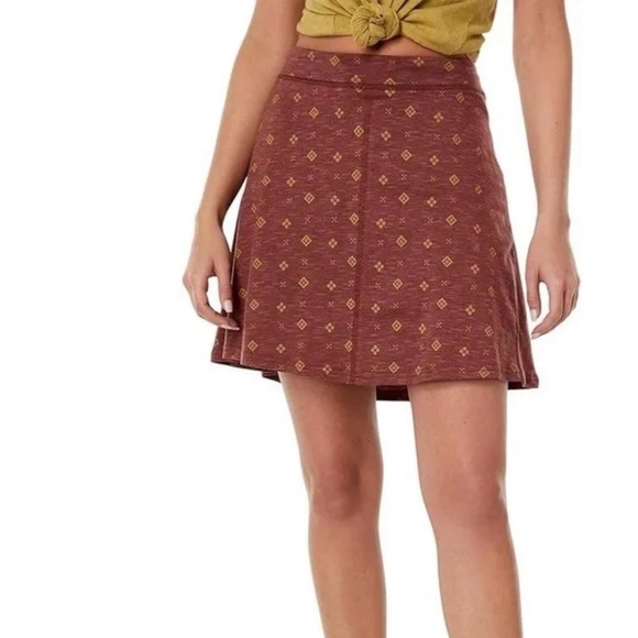 Toad&Co Dresses & Skirts - TOAD&CO Maroon Cotton Skirt